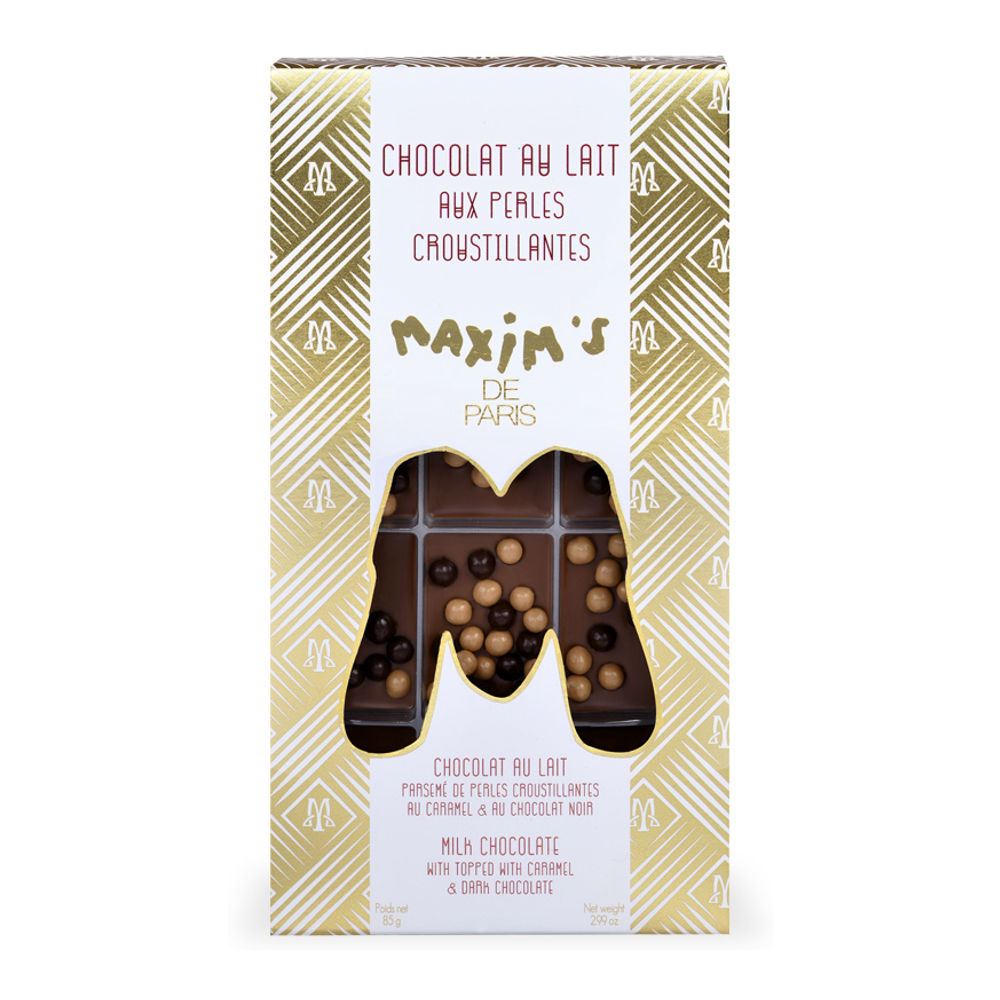 Christmas Milk Chocolate Bar | Crispy Pearls