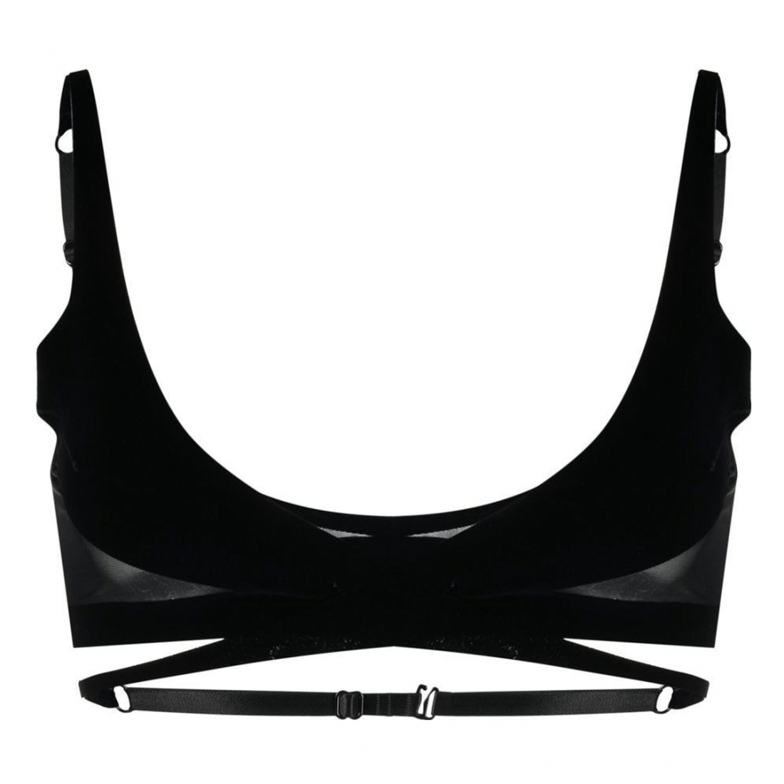 outien-gorge sculpant 'X Mugler Flock' pour Femmes