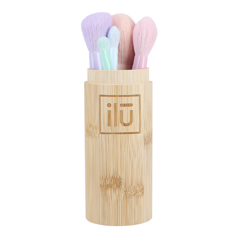 Set de pinceaux de maquillage 'Bamboo' - 5 Pièces