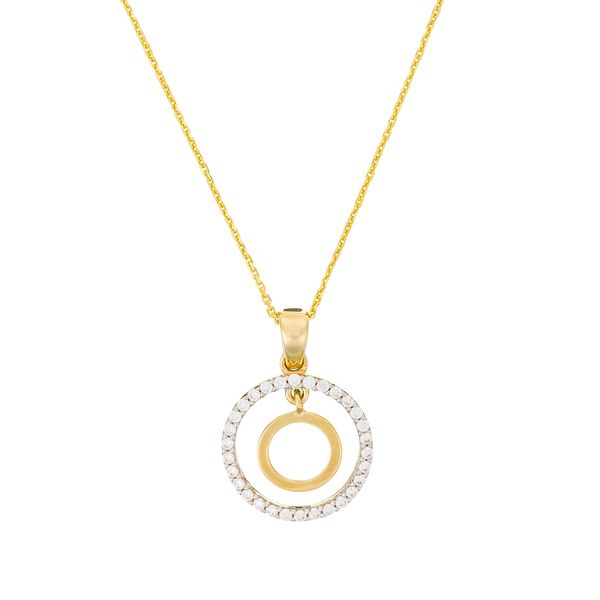 Women's 'Rond Duo' Pendant