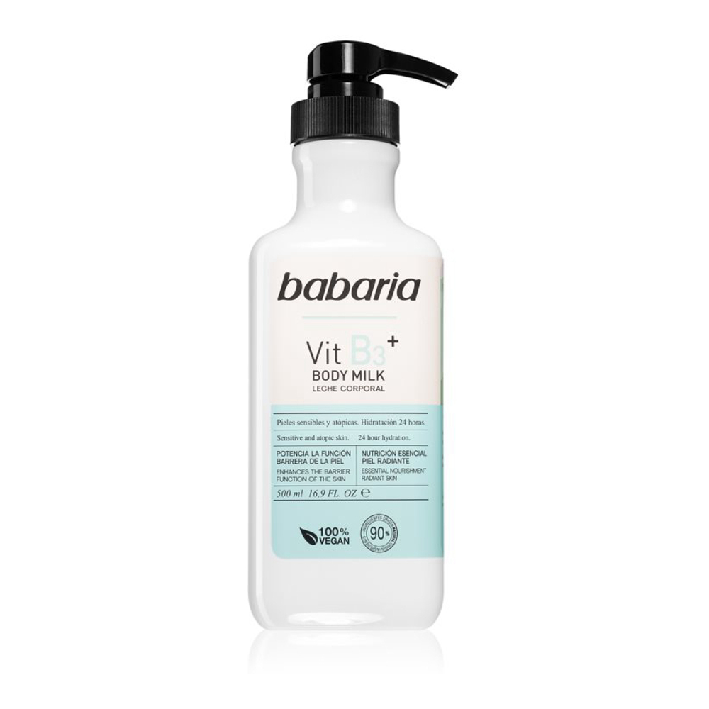 'Vitamin B3+ 100% Vegan' Body Milk - 500 ml