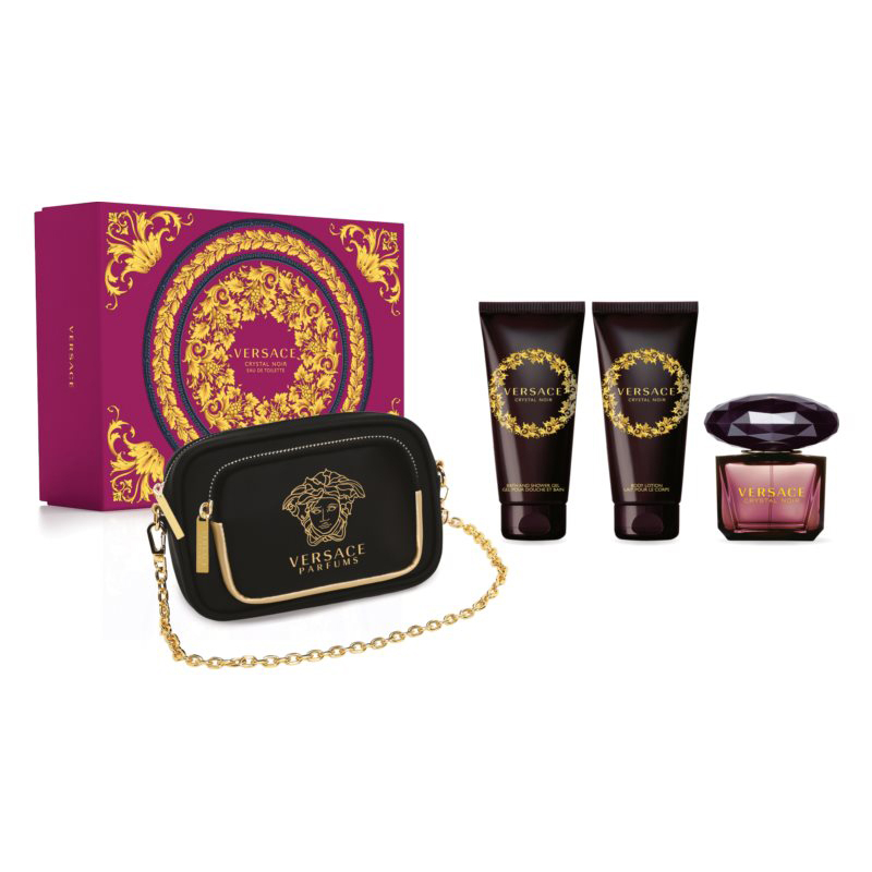 Coffret de parfum 'Crystal Noir' - 4 Pièces