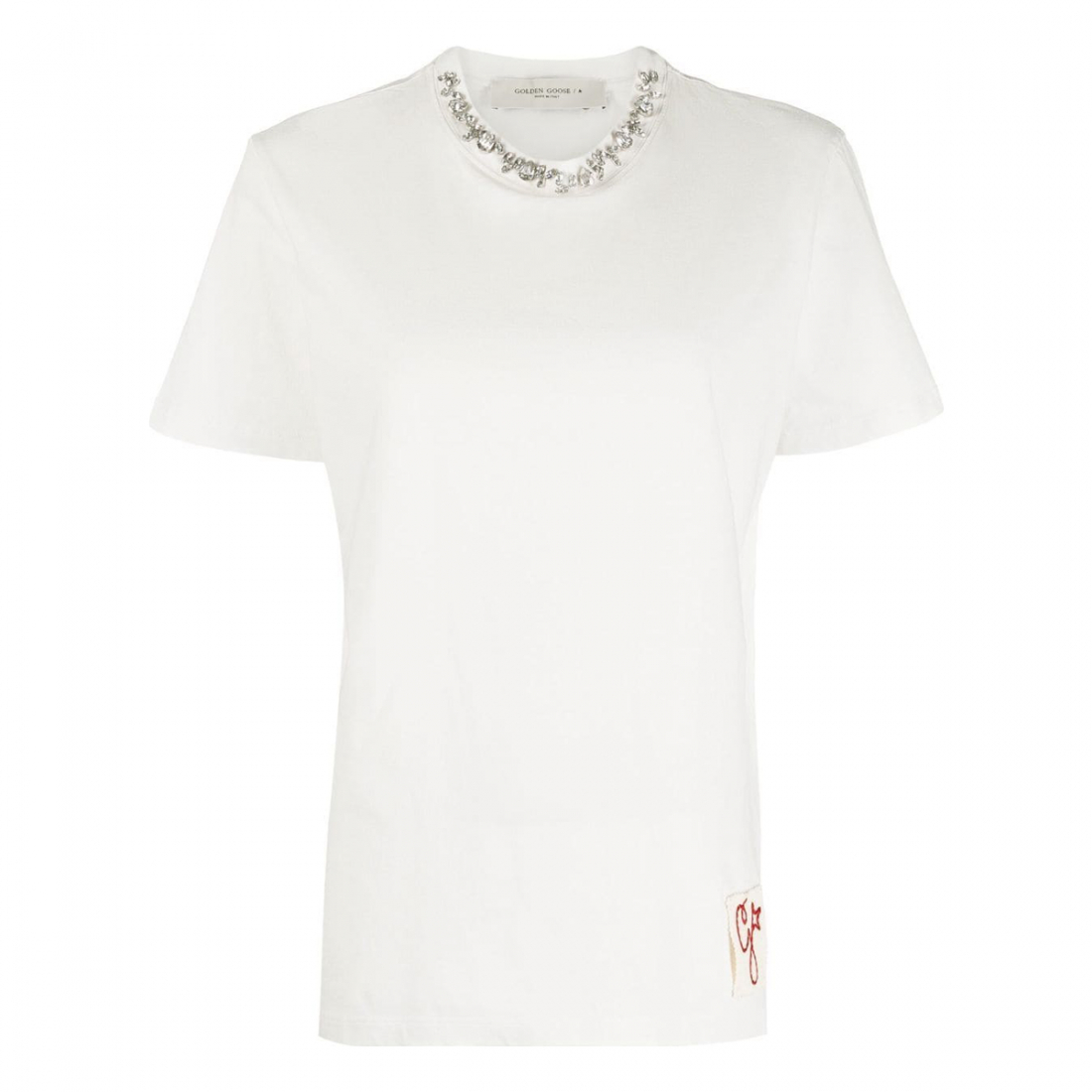 'Logo' T-Shirt für Damen