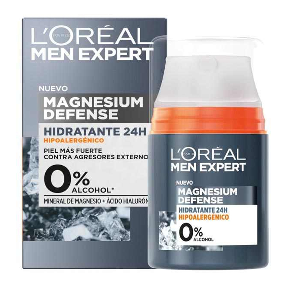 Crème visage 'Men Expert Magnesium Defense Hypoallergenic' - 50 ml