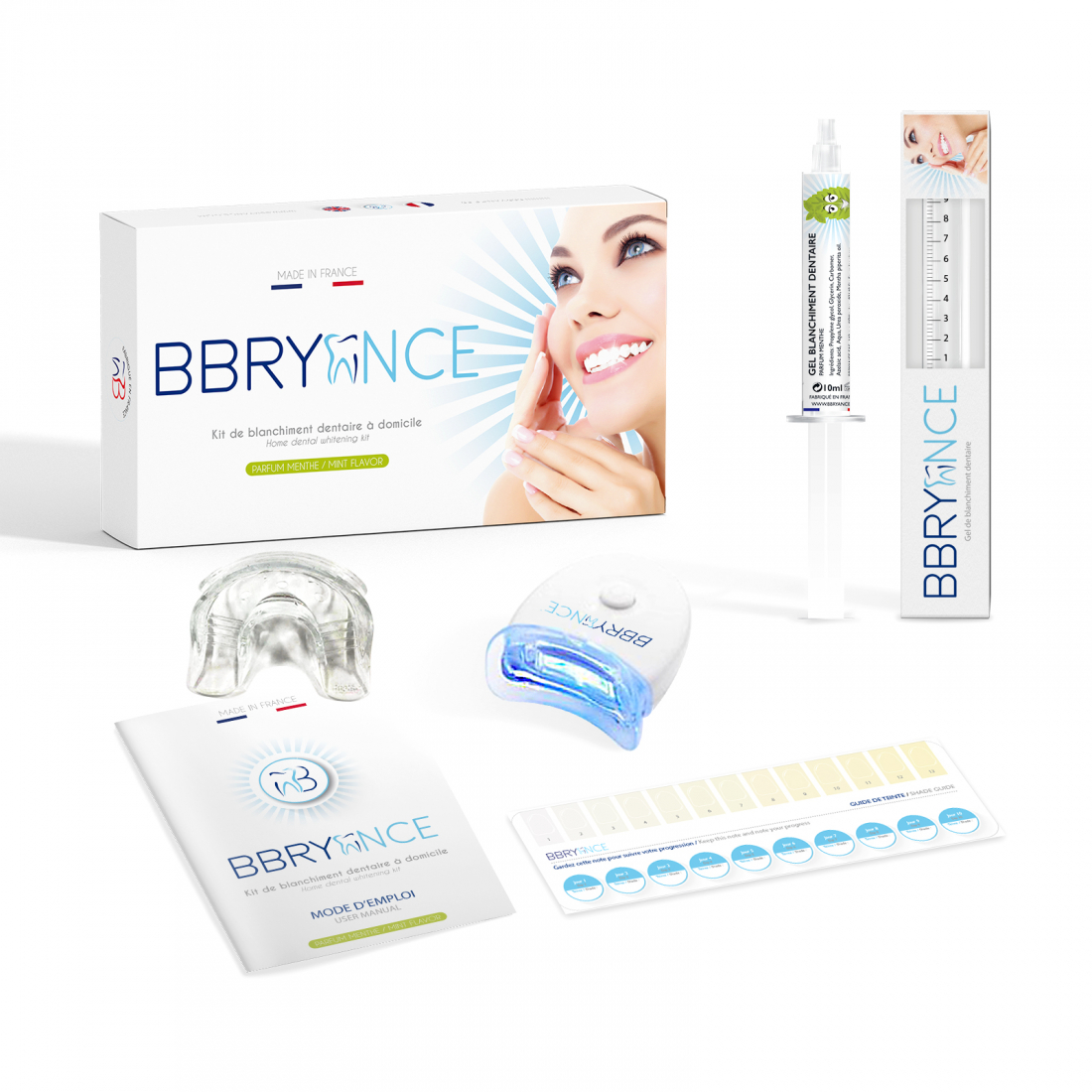 Kit de blanchiment des dents - Mint 5 Pièces