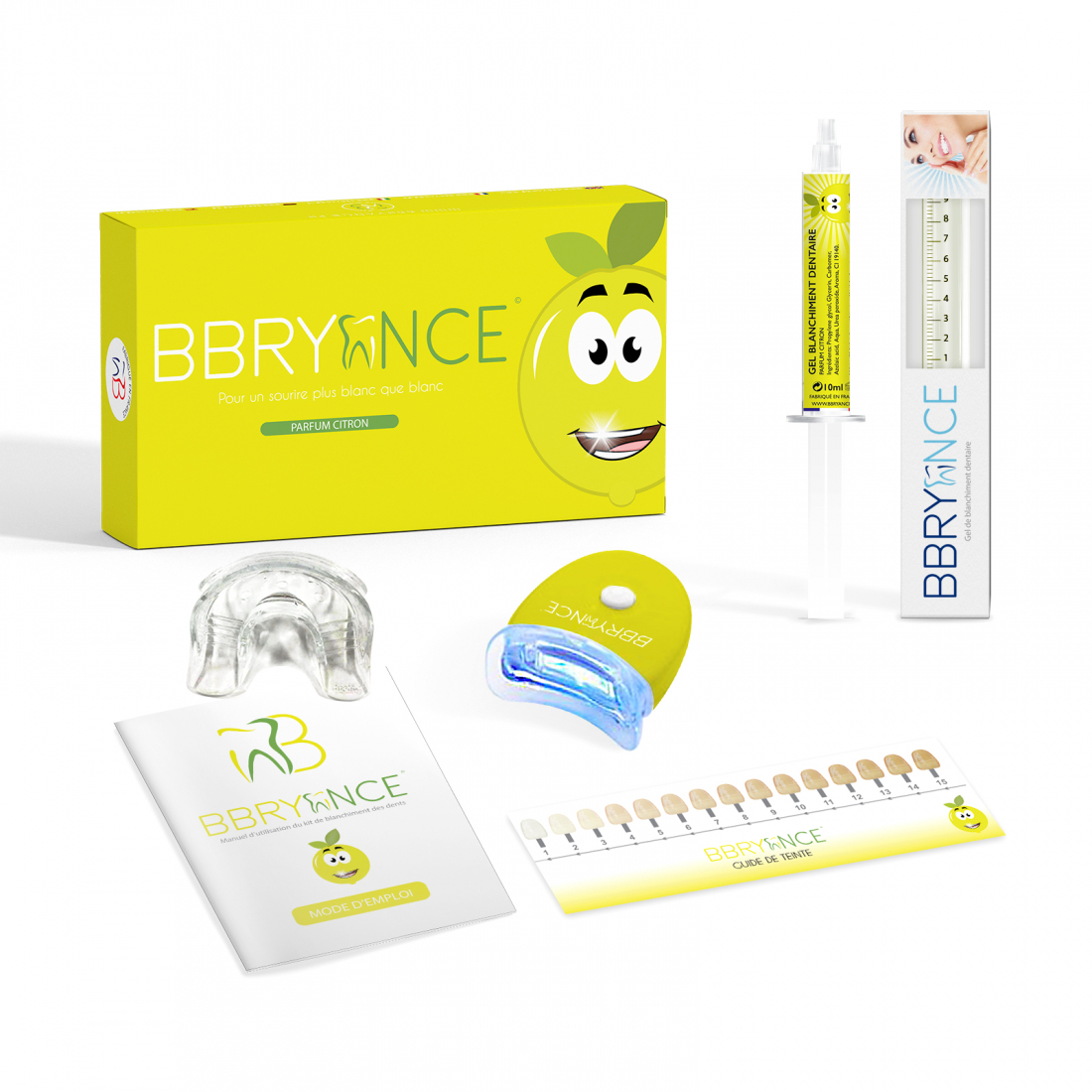 Kit de blanchiment des dents - Lemon 5 Pièces