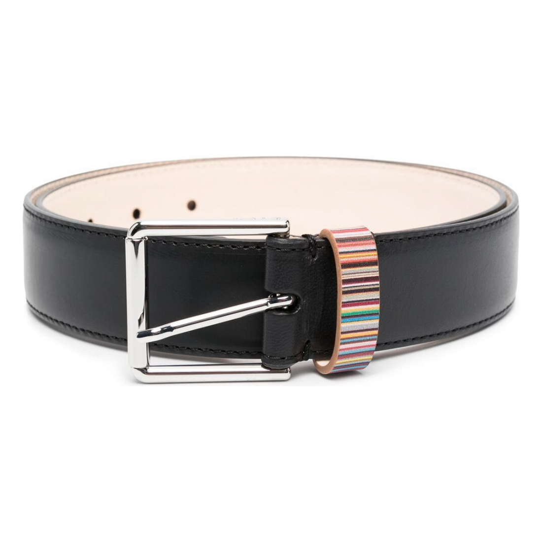 Men's 'Contrast Stripe' Adjustable Belt