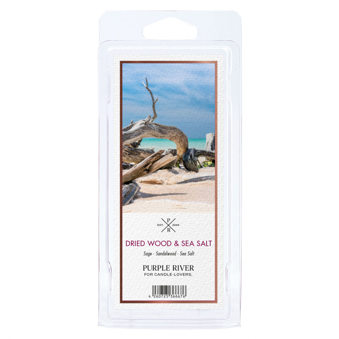 'Dried Wood & Sea Salt' Duftendes Wachs - 50 g