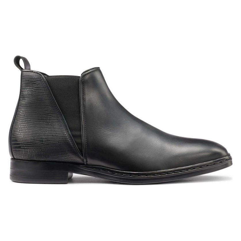 Men's 'Lizard Embossed V-Gore' Chelsea Boots