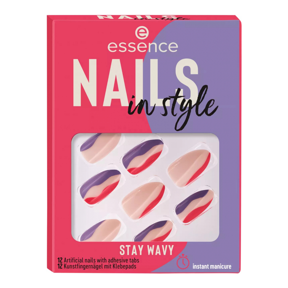 Faux Ongles 'Nails In Style' - 13 Stay Wavy 12 Pièces