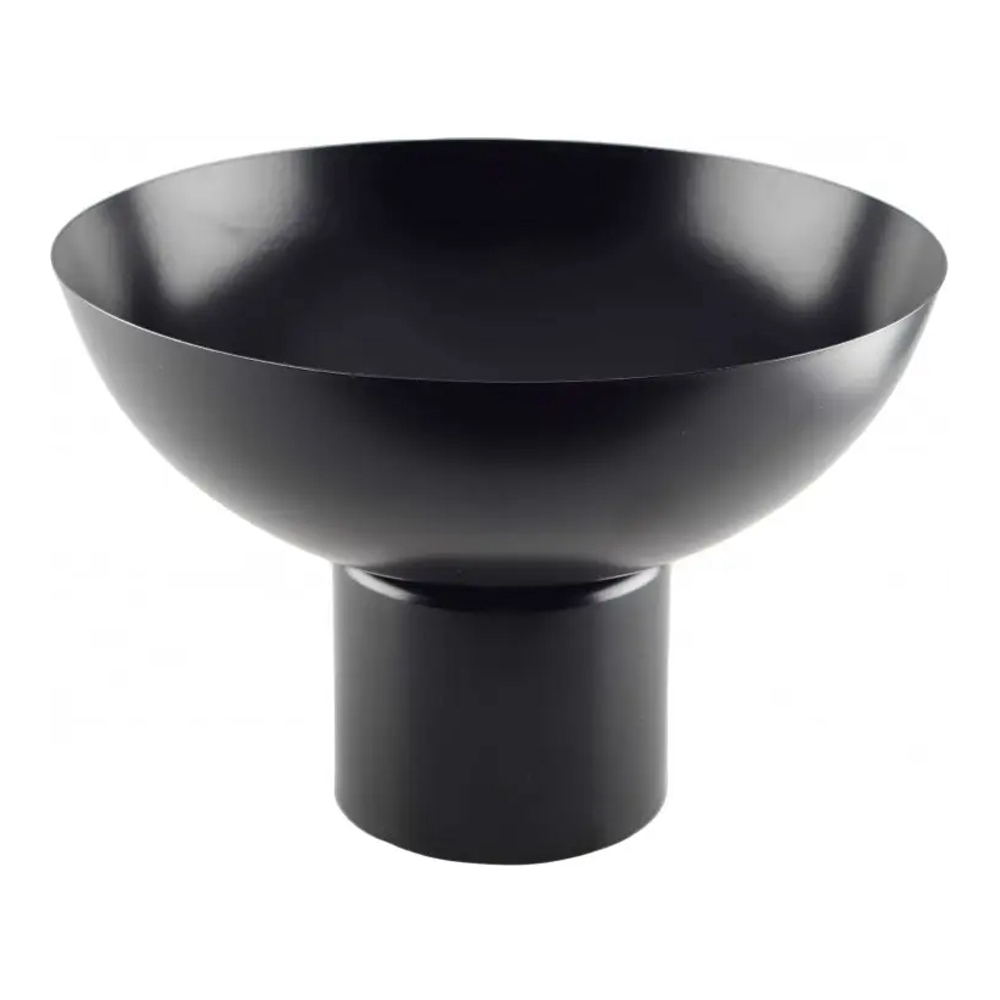 Matte Black Pedastal Bowl