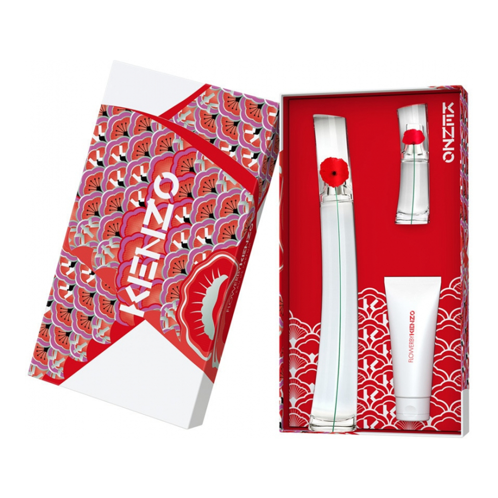 'Kenzo Flower' Perfume Set - 3 Pieces