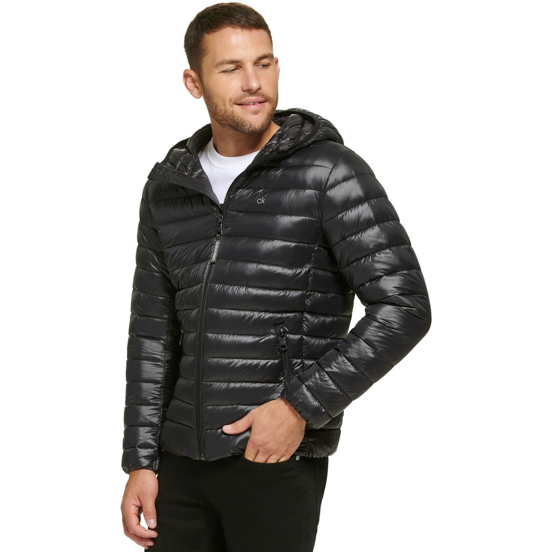 Veste matelassée 'Hooded & Packable' pour Hommes