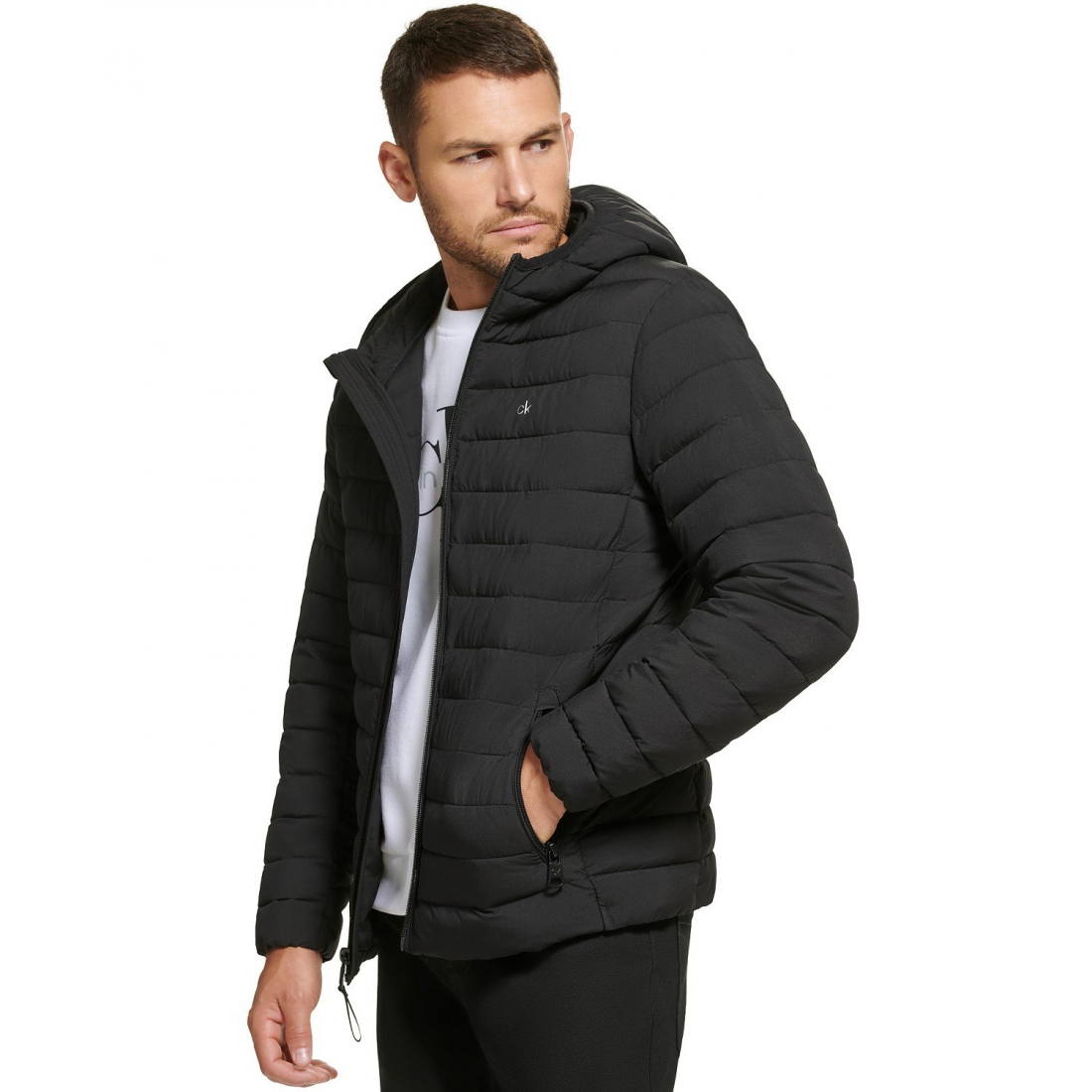 Veste matelassée 'Hooded & Packable' pour Hommes