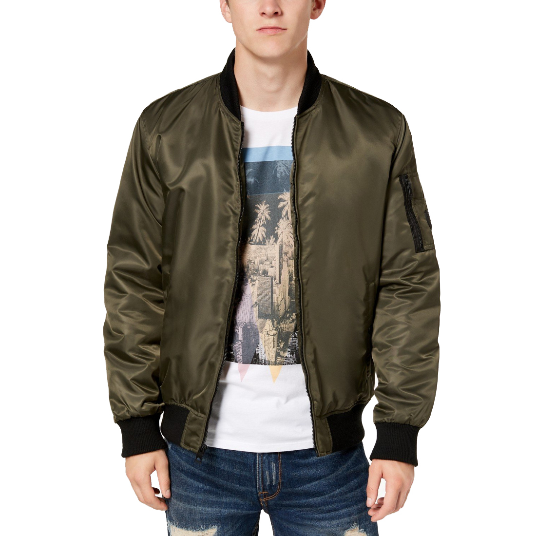 Blouson bomber 'Removable Hooded Inset' pour Hommes