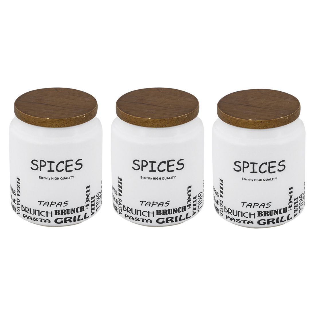 'Tapas' Spice Jar Set - 3 Stücke