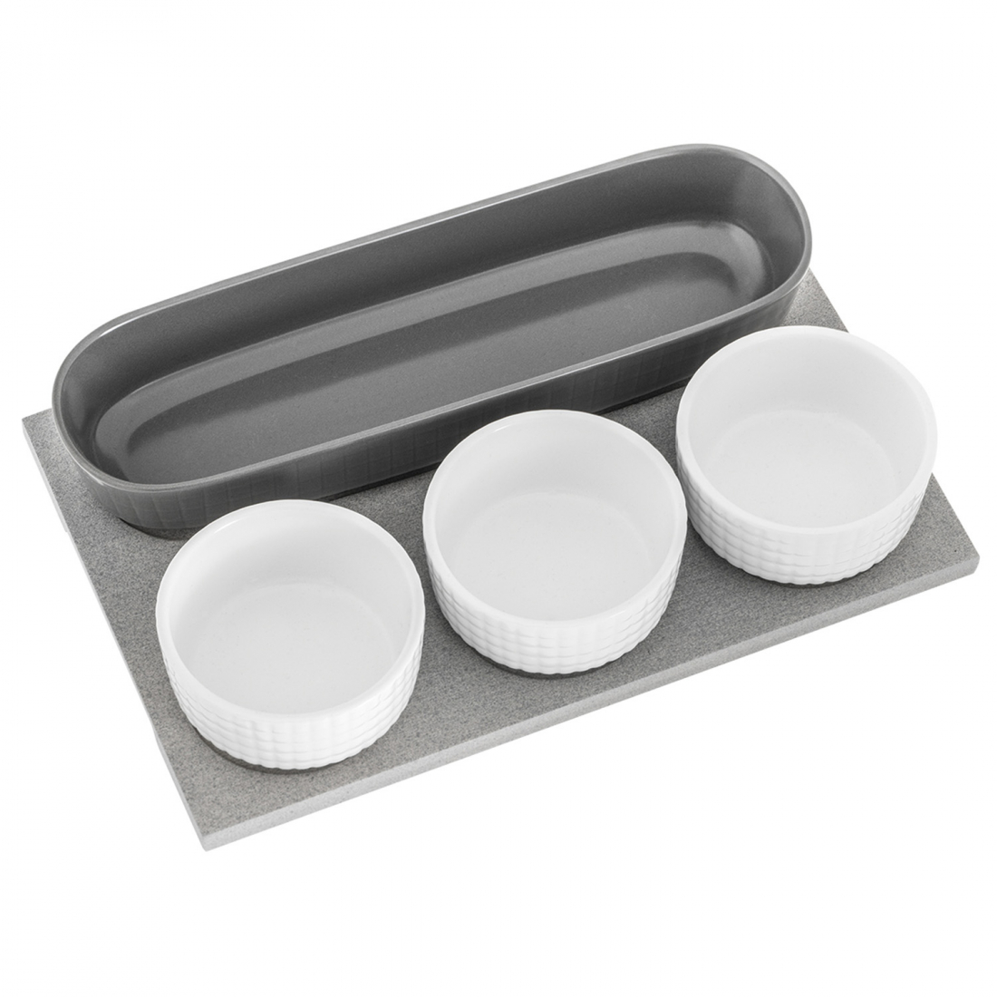 'Yin&Yang Rectangular' Appetizer Dish