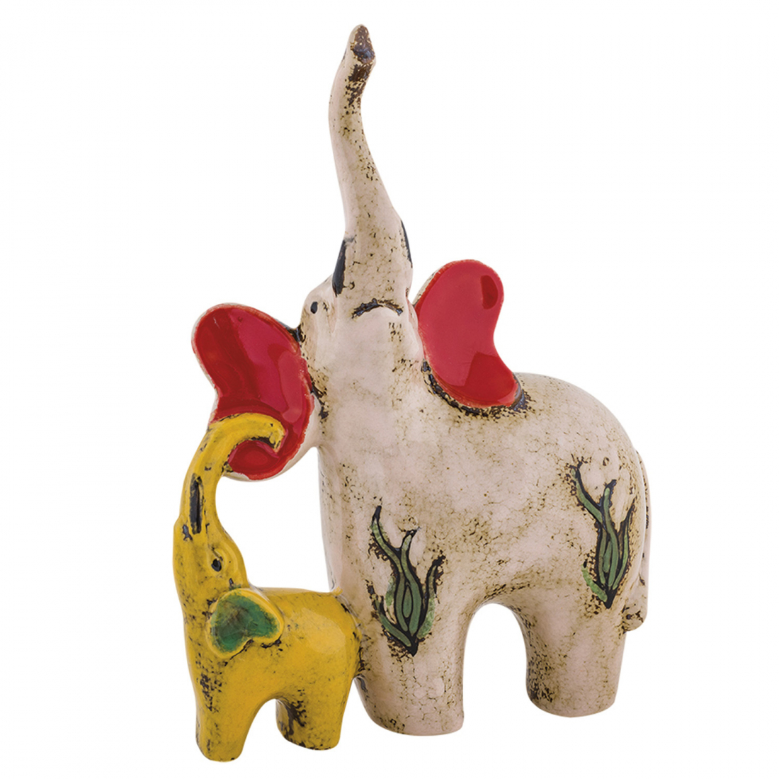 'Vetiver Elephant And Son' Skulptur