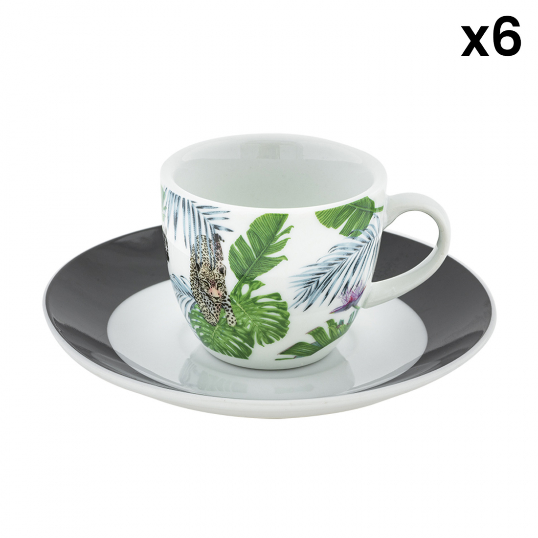 'Cardamom' Kaffeetasse & Untertasse Set - 80 ml, 12 Stücke