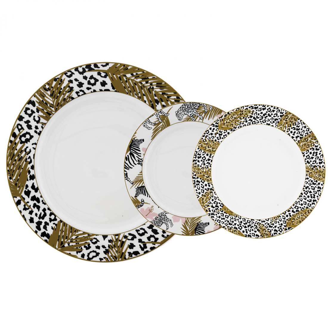 'Togo' Plate Set - 7 Pieces