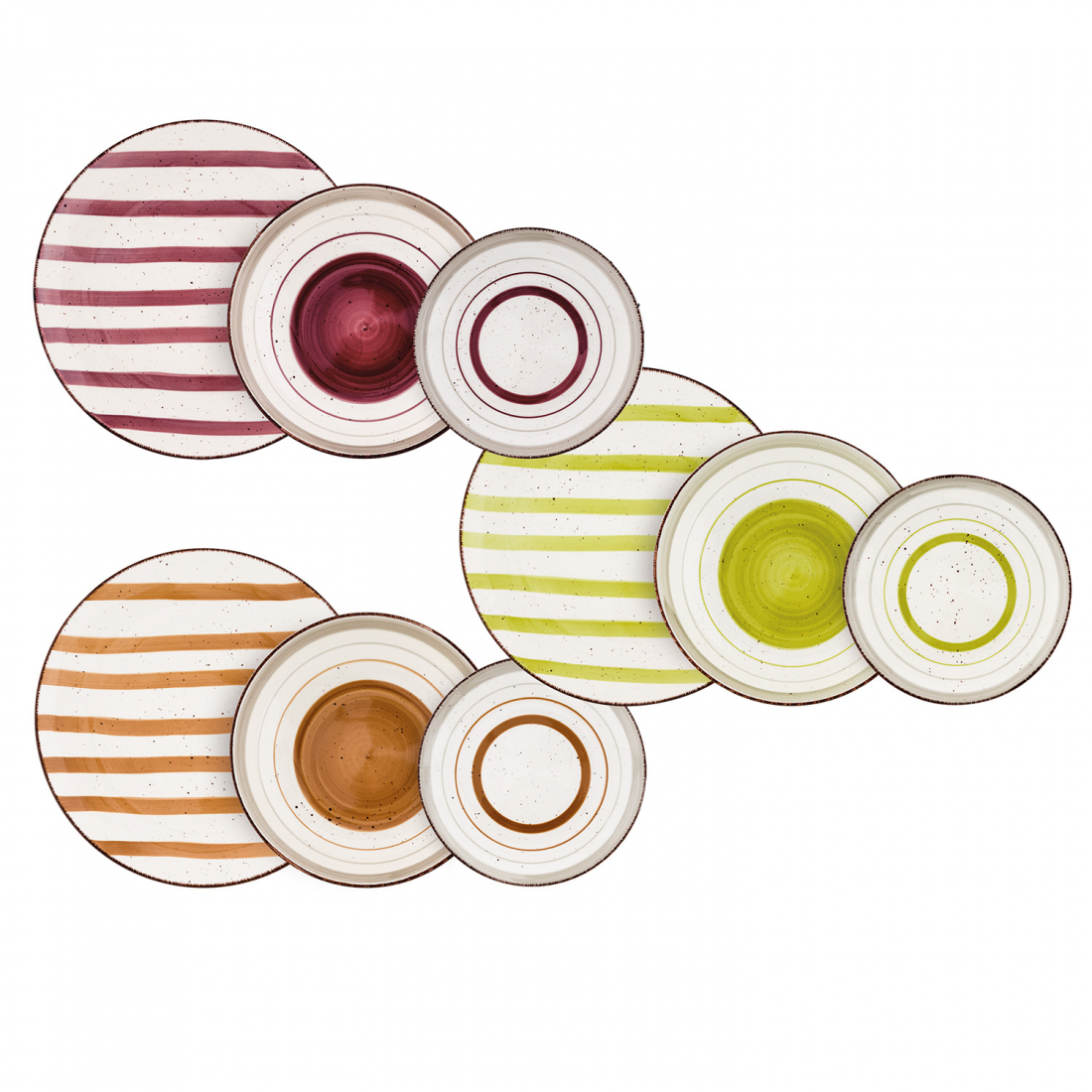 'Myrrh' Plate Set - 18 Pieces