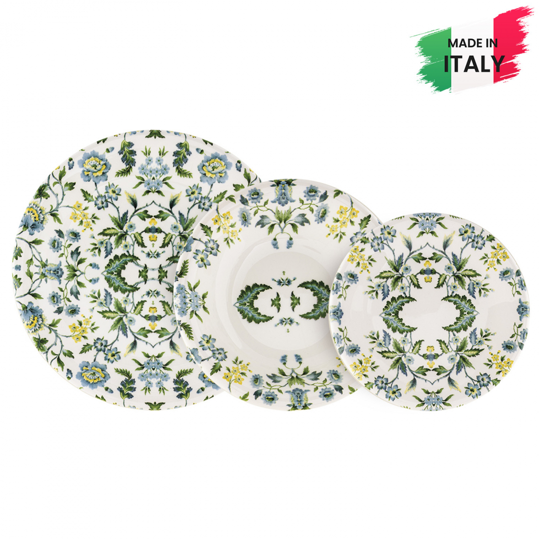 'Sanremo' Plate Set - 18 Pieces