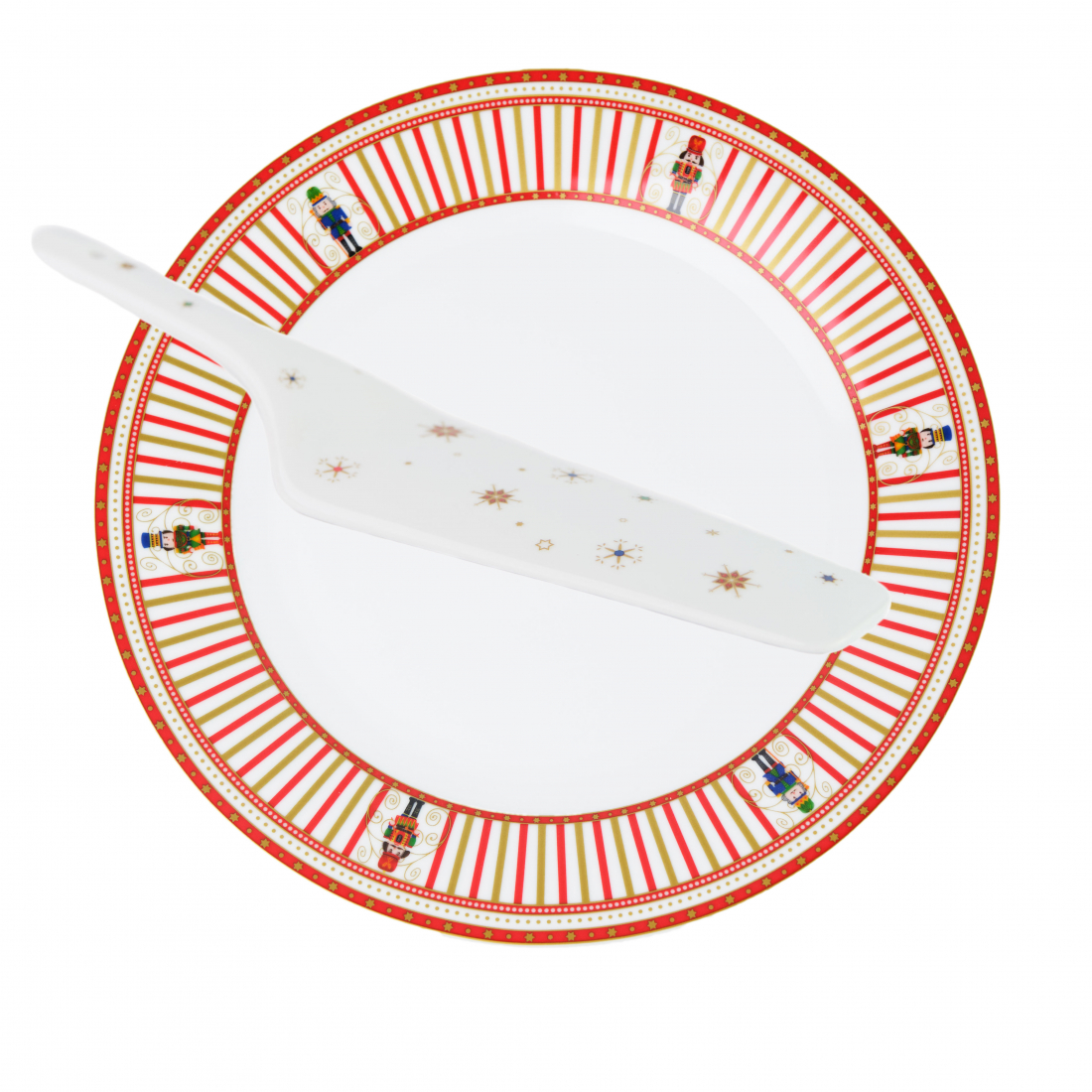 'Christmas' Cake Serving Set - 8 Pieces