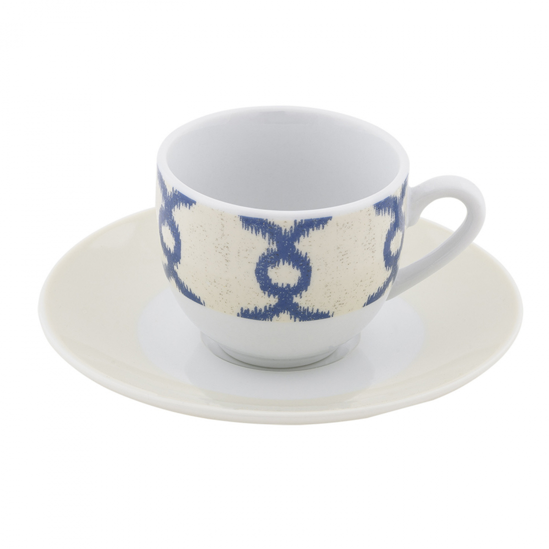 'Poppy' Coffee Cup & Saucer Set - 80 ml, 12 Pieces