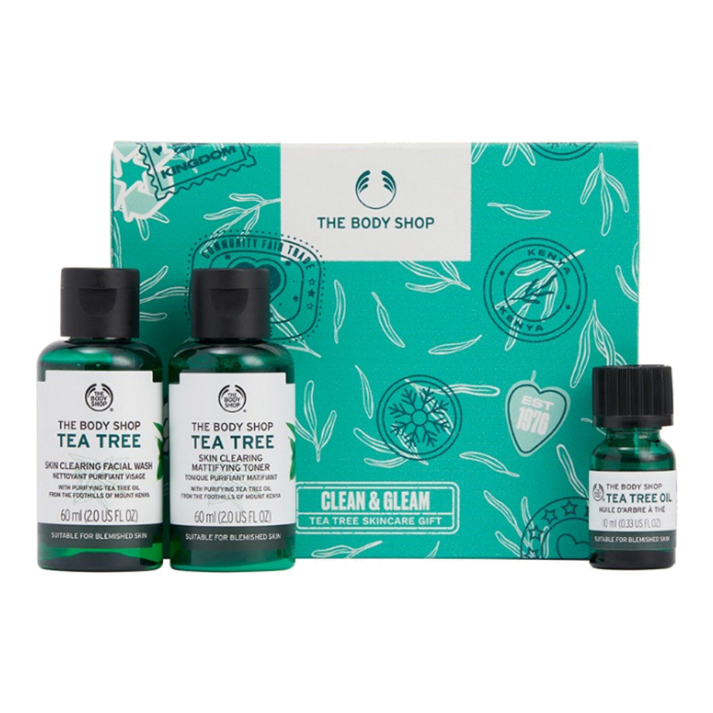 Coffret de soins de la peau 'Clean & Gleam Tea Tree' - 3 Pièces