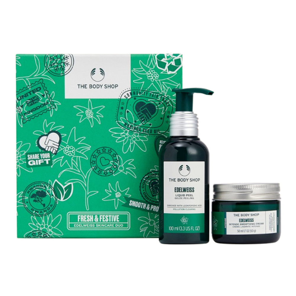 Coffret de soins de la peau 'Fresh & Festive Edelweiss' - 2 Pièces