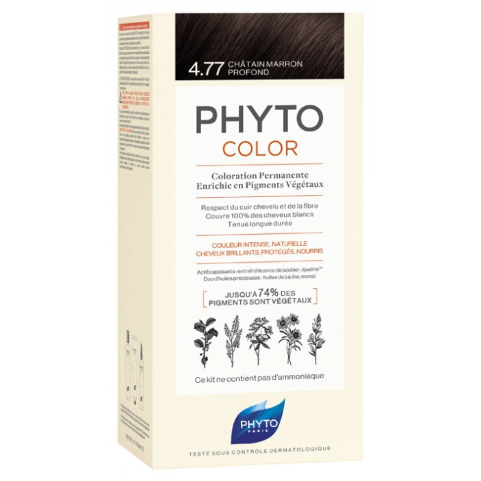 Couleur permanente 'Phytocolor' - 4.77 Deep Brown Chestnut