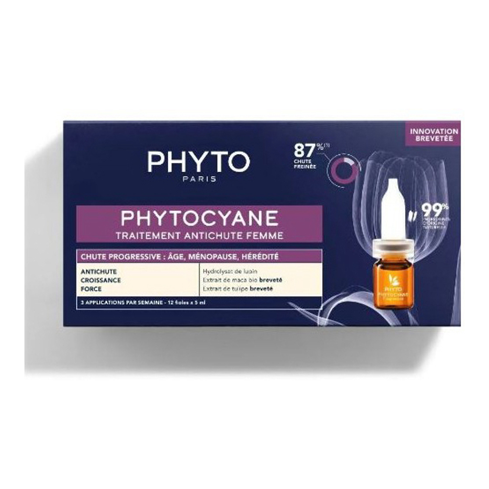'Phytocyane Progesive' Hair Loss Treatment - 12 Pieces, 5 ml