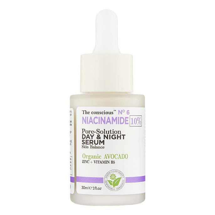 'Niacinamide Pore-Solution Day & Night Organic Avocado' Face Serum - 30 ml