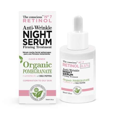 Sérum anti-rides 'Retinol Night Organic Pomegranate' - 30 ml