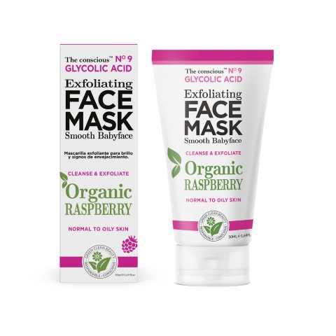 'Glycolic Acid Organic Raspberry' Exfoliating Mask - 50 ml