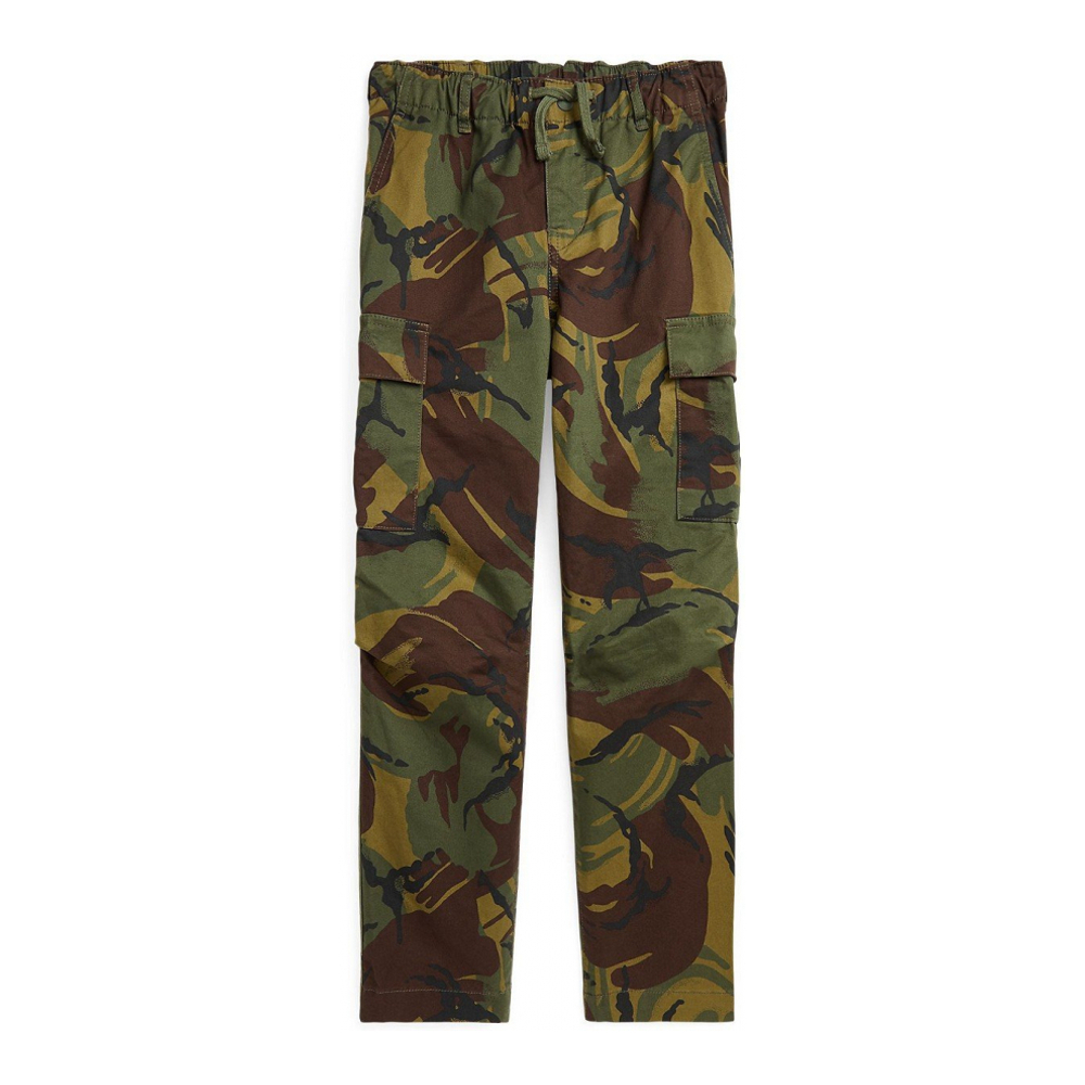 'Camo Stretch Chino Cargo Pants' pour Grands garçons