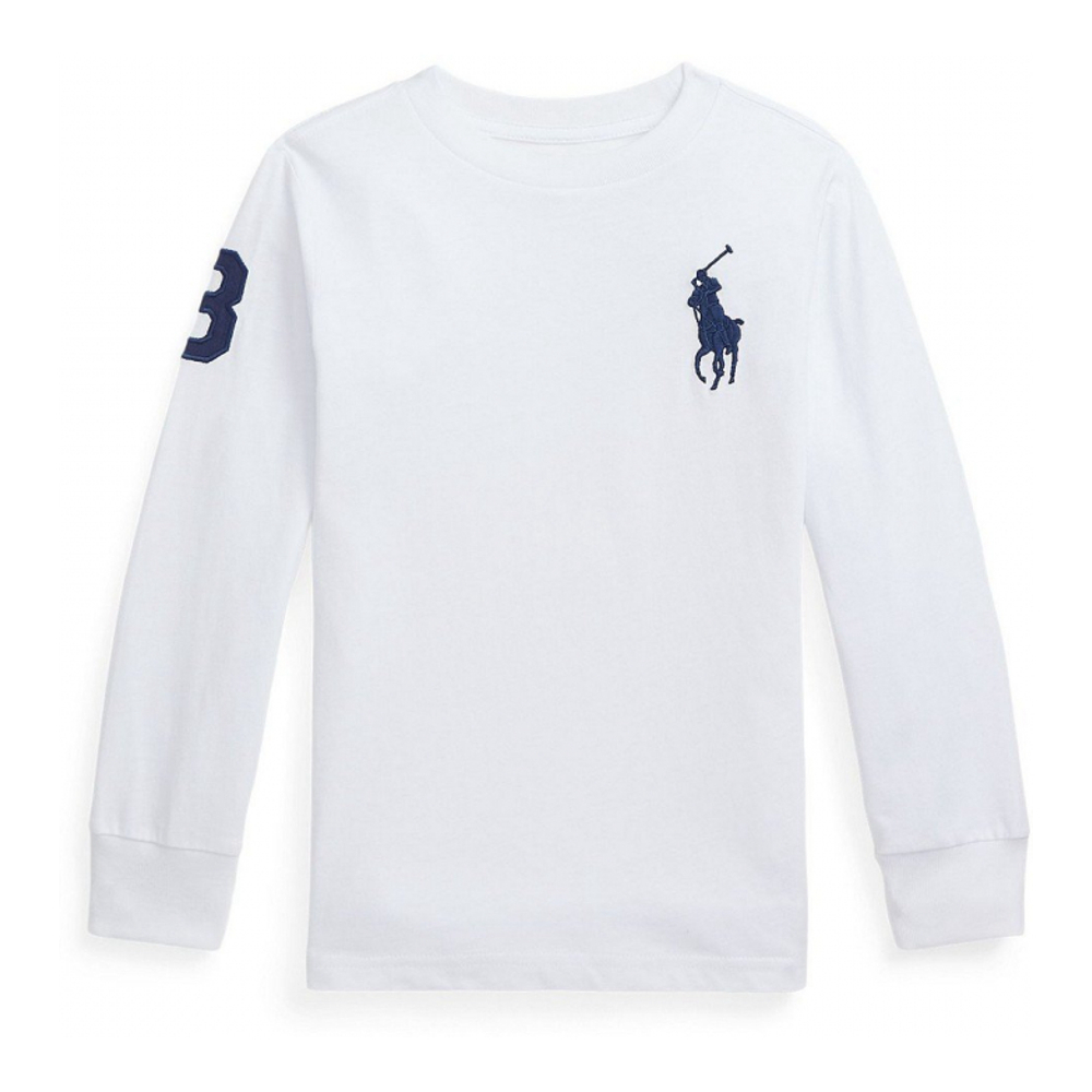 'Big Pony Cotton Jersey T-shirt' pour Petits garçons