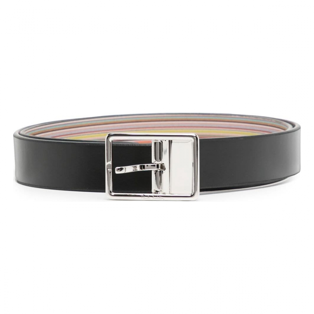 Men's 'Artist Stripe Reversible' Adjustable Belt