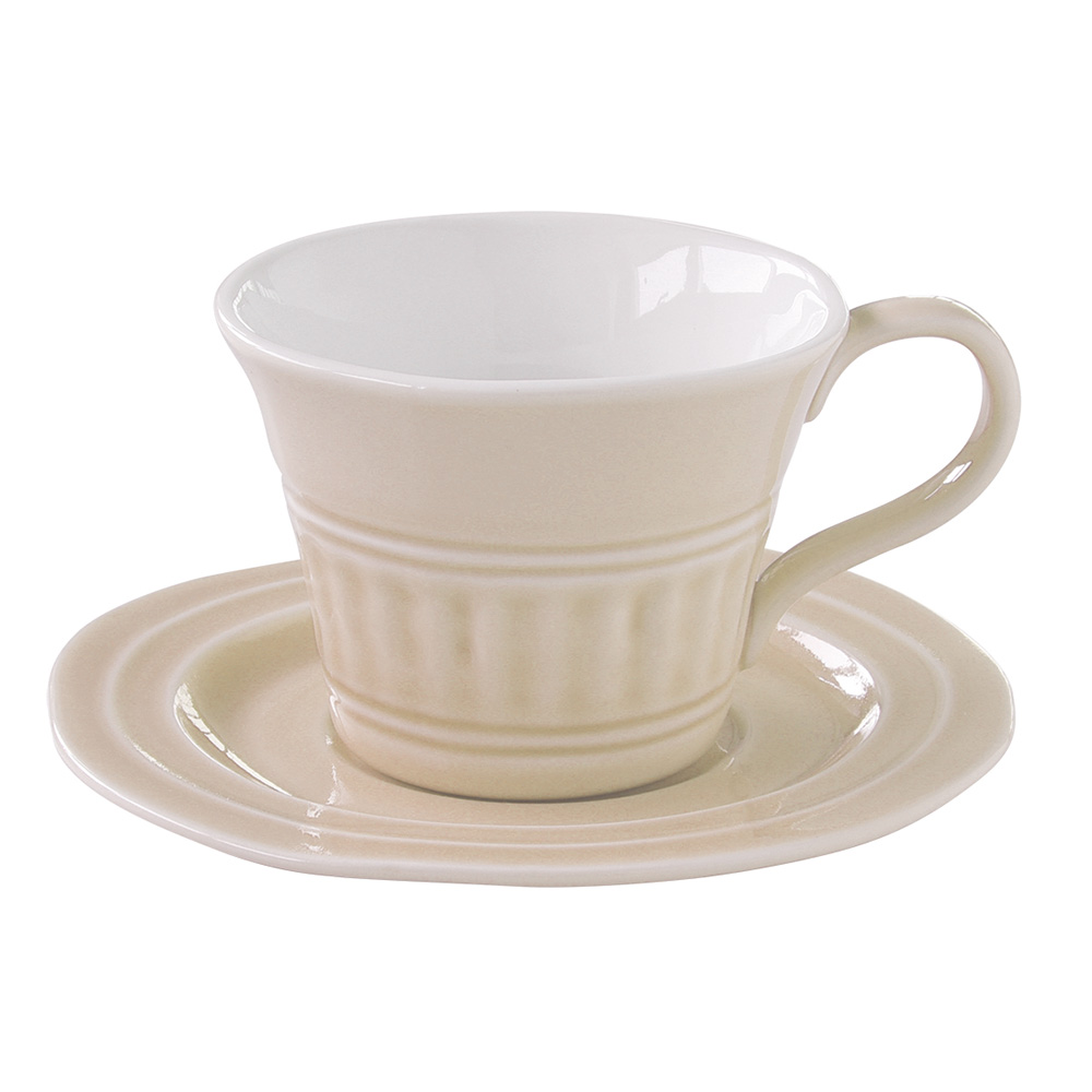 Set 6 Porcelain Tea - Chic Beige