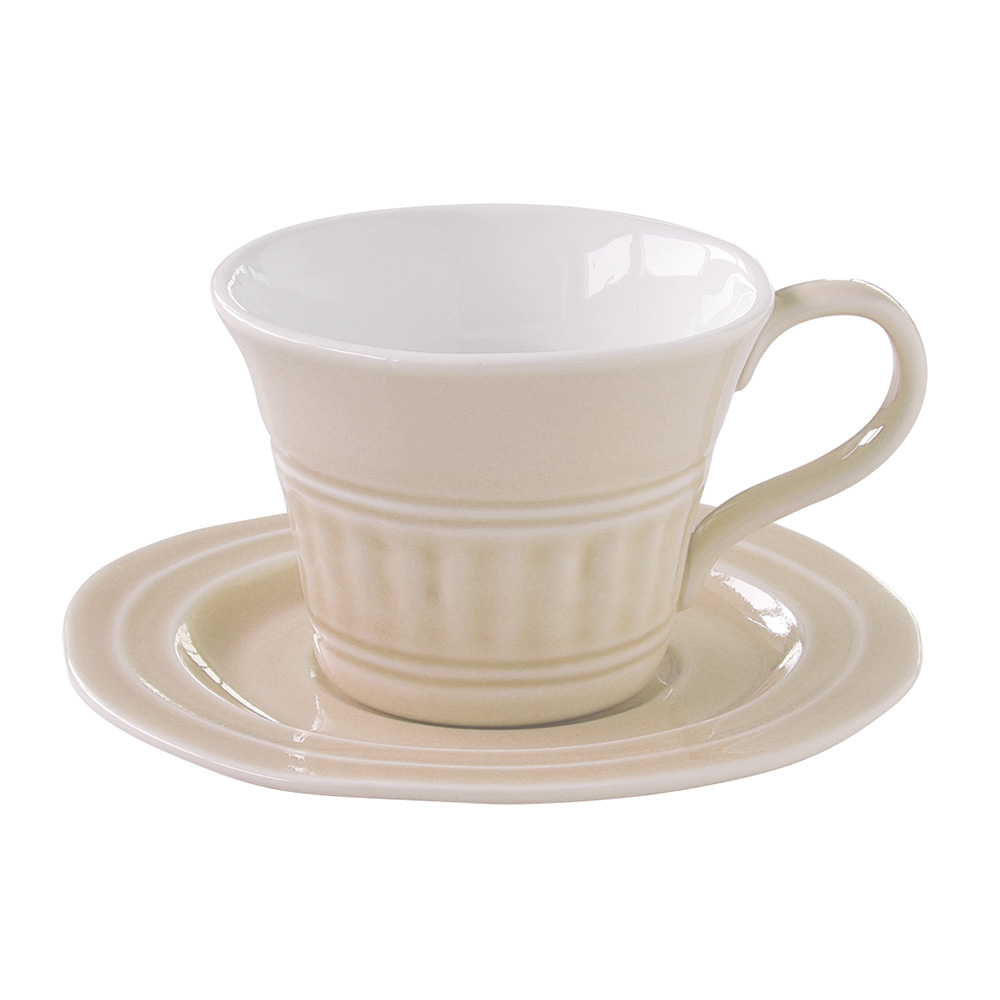 Set 6 Porcelain Coffee - Chic Beige