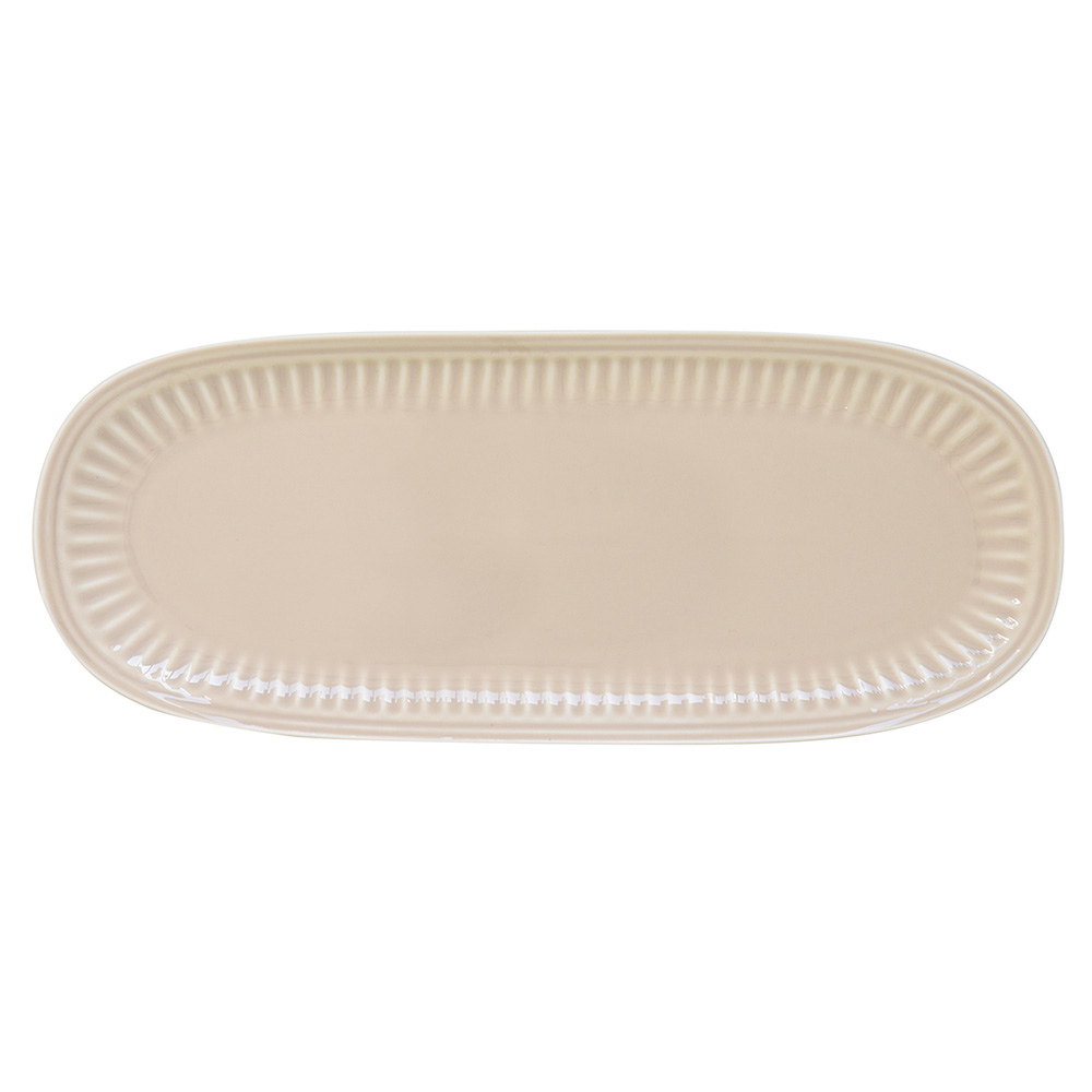 Porcelain Serving Platter - Beige