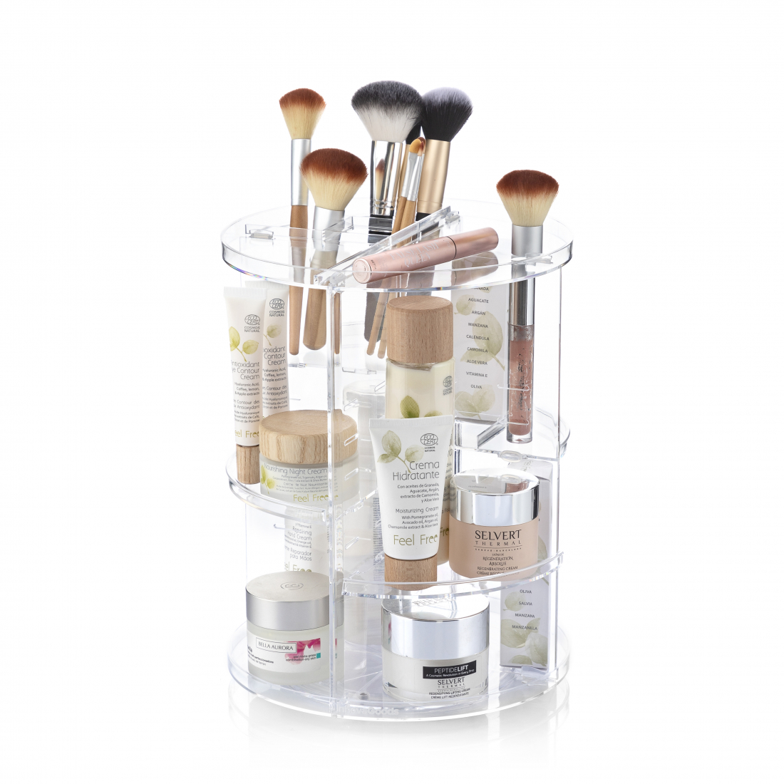 Drehbare Make-up Organizer Rolkup