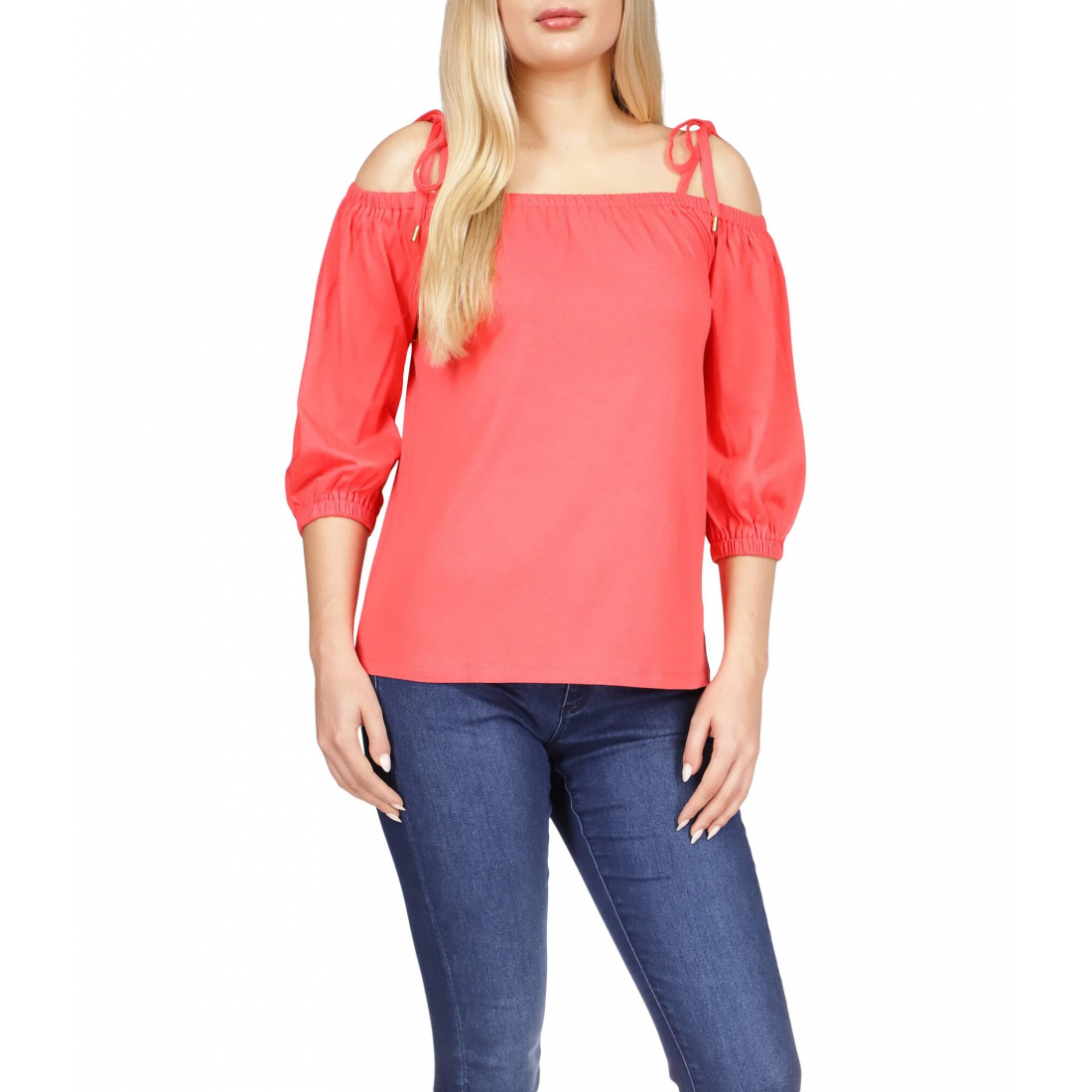 'Off Shoulder' 3/4 Arm Top für Damen