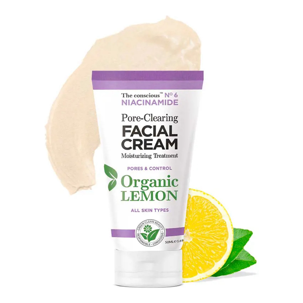 'Niacinamide Pore-Clearing Organic Lemon' Face Cream - 50 ml