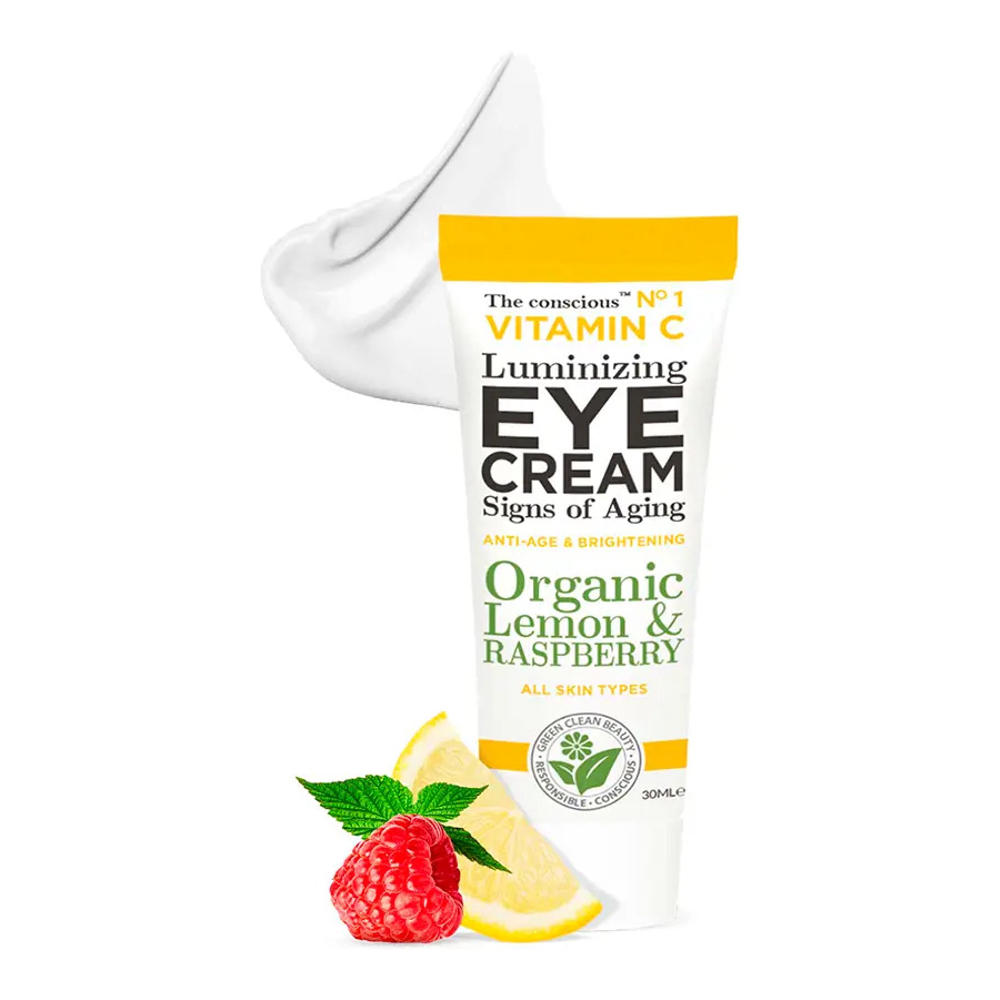 'Vitamin C Luminizing Organic Lemon & Raspberry' Eye Cream - 30 ml