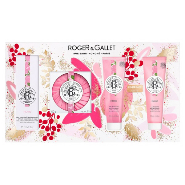 'Rose' Body Care Set - 4 Pieces