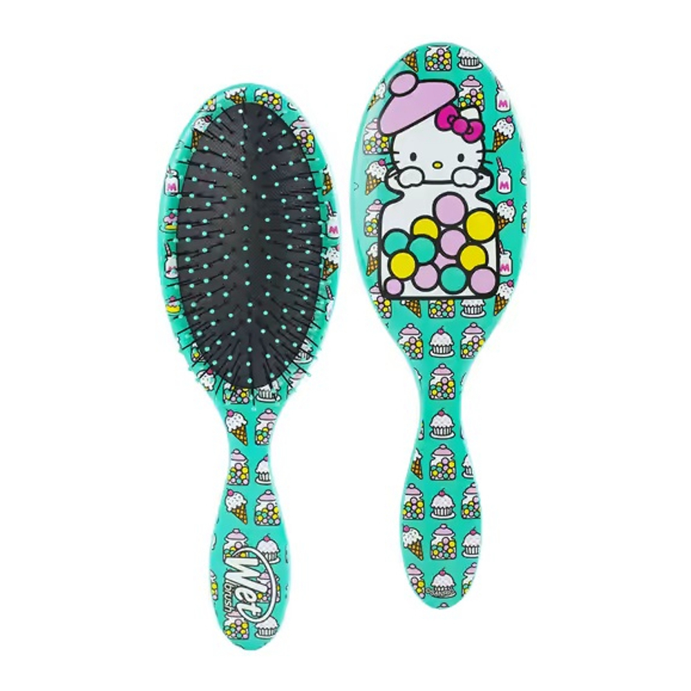 'Hello Kitty Wet' Hair Brush - Candy Jar Blue