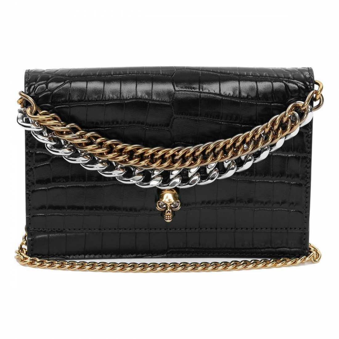 Women's 'Skull Stud' Clutch