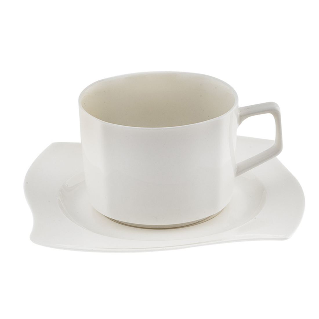 Tasse à thé et soucoupe 'Onda' - 210 ml, 12 Pièces