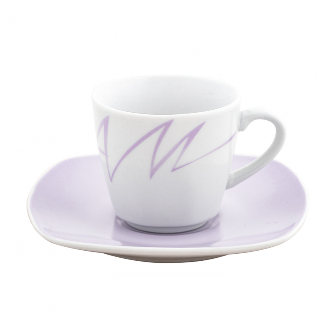 'Tahin' Coffee Cup & Saucer Set - 12 Pieces